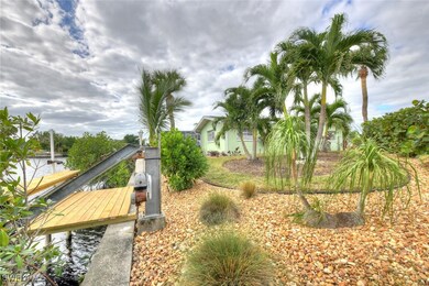 View of yard with a water view