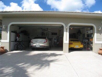 3 car garage with own A/C