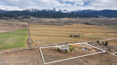 Aerial Looking East to Tetons