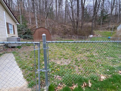 FENCED AREA WITH BUILDING