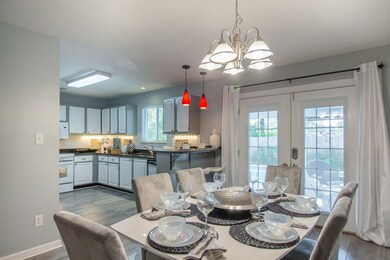 Kitchen open to Dining Room