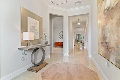 Spacious foyer