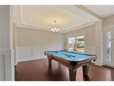 Dining Room includes Wainscoting and Tray Ceiling