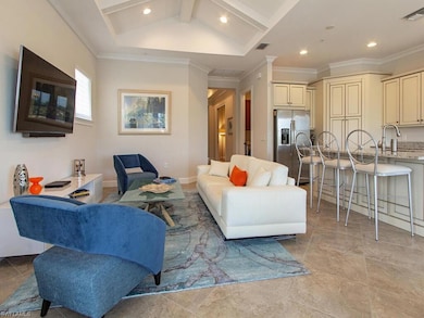 Open living dining and kitchen