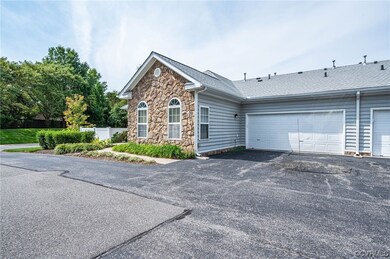 Exterior front of the home view of the paved drive