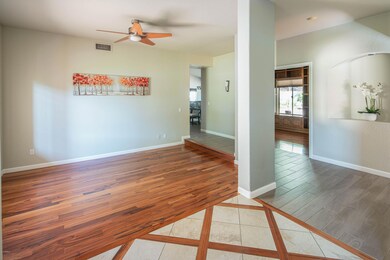 Custom wood & tile entry ntry