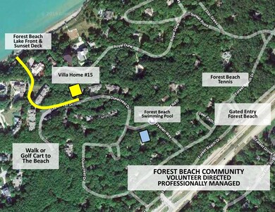 Villa #15 Amenities Map