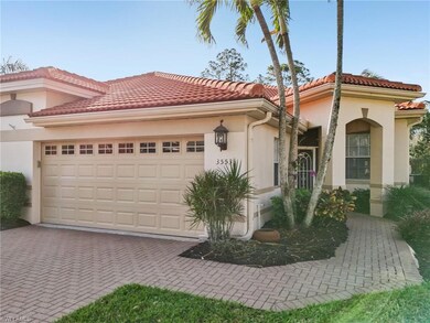 Mediterranean / spanish-style home featuring stucco siding, an attached garage, decorative driveway, and a tile roof