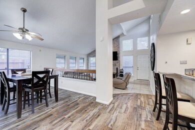 As you step into the home, the open concept unfold