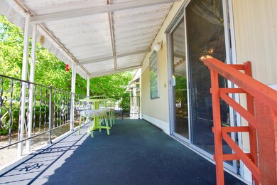 Covered front porch