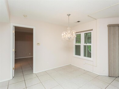 Dining Room with a Gorgeous Chandelier