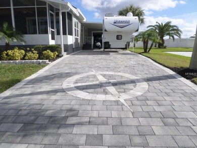 PAVER DRIVE WITH SUNDIAL