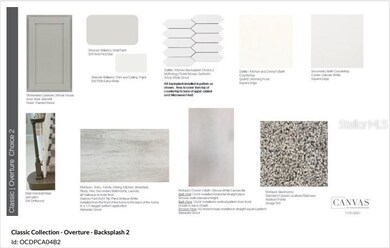 Design selections. This home is currently under co