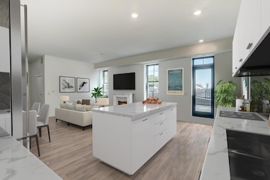 Virtually staged photo- White