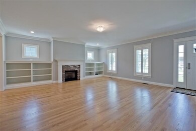 A spacious and bright living room...