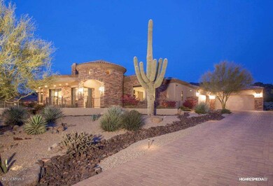 Elevated lot w/ 4 car garage