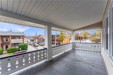 Deck with covered porch