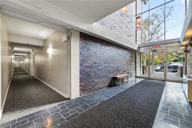 Hallway to Unit 105 (end of the hall on the L)