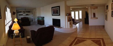 living room, entry, fireplace