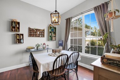 Dining room in the kitchen immediately to the righ