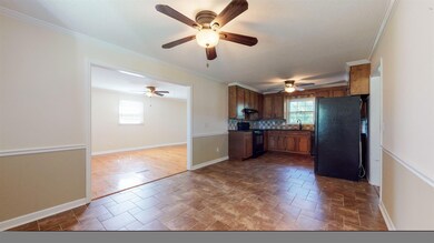 Large eat in kitchen with granite counter tops