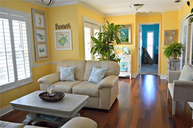 Entry way and formal front living room