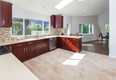 Family room with hardwood maple floors