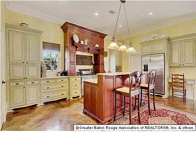 Gourmet Dream Kitchen with custom faux finish cabi