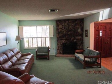 Living room and double door entry