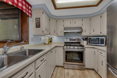 kitchen window overlooking lake