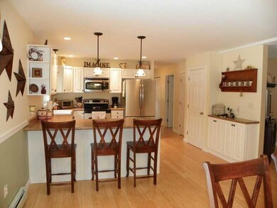 Kitchen. Stainless appliances are...