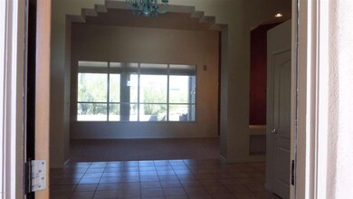 Entry way from front door measures 16x15
