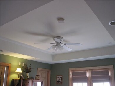 Master Bedroom. 9  ceilings throughout, but this t