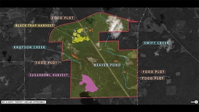 Mature hardwoods, water sources, food plots.