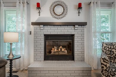 Gas Fireplace in the Great room