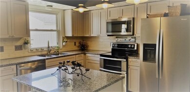 Granite countertops.