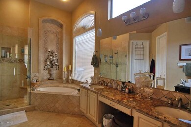 master bath, slab granite sink area