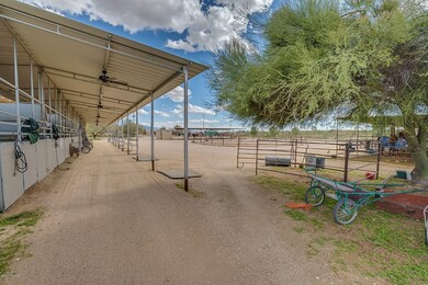 Covered stalls with turn outs