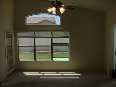 Master bedroom with double door entrance