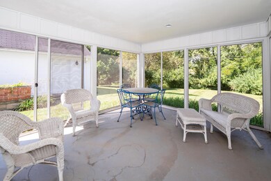 Rear patio