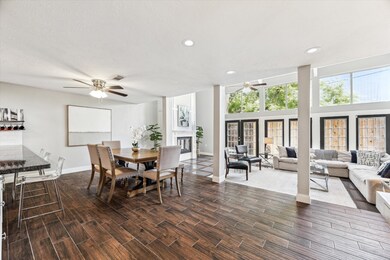Open floor plan.