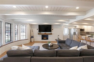 Side view of living area!  Completely open to kitc