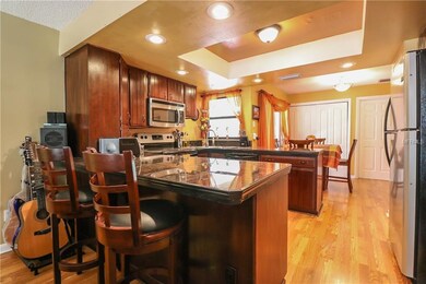 Eat in kitchen with stainless appliances!