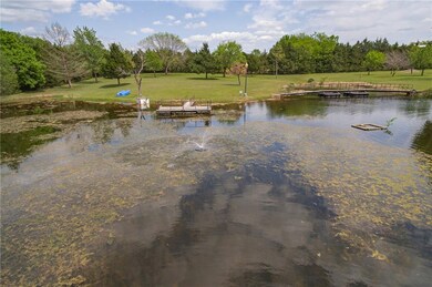 Gorgeous deep clear stocked pond with fountain, fi