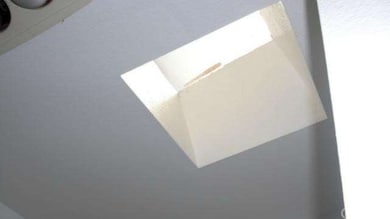 Master bathroom sun light