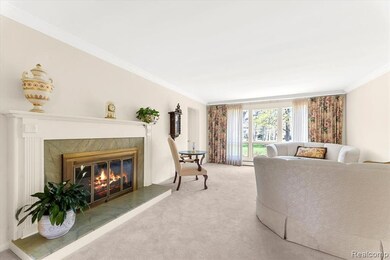 Living Room with Fireplace