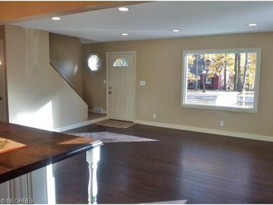 The gourmet kitchen and spacious LR flow together 