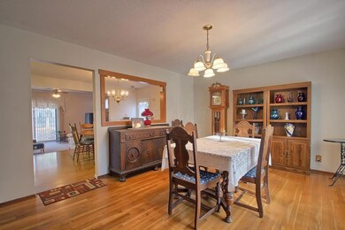 Formal dining into eating area