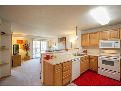 Kitchen opens up to the living room