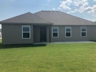 Sample photo of the back of a Fulton floor plan.